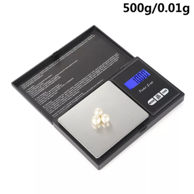 Échelle de bijouterie électronique miniature 500g / 0,01g Balance de bijouterie