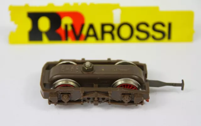 RIVAROSSI 103714 CARRELLO FOLLE COMPLETO di GANCIO per LOCO E636,646,424 FS 1/80