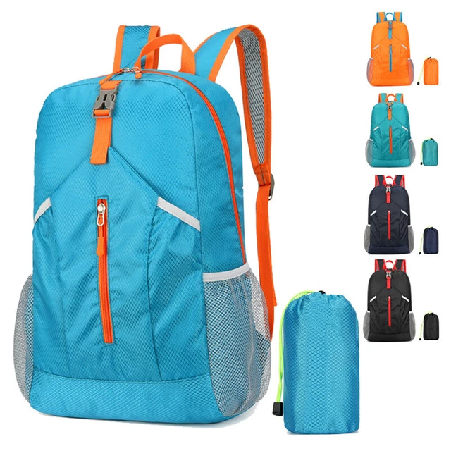 Lightweight Travel Hiking Daypack - Water Resistant Foldable BackPack - 30L