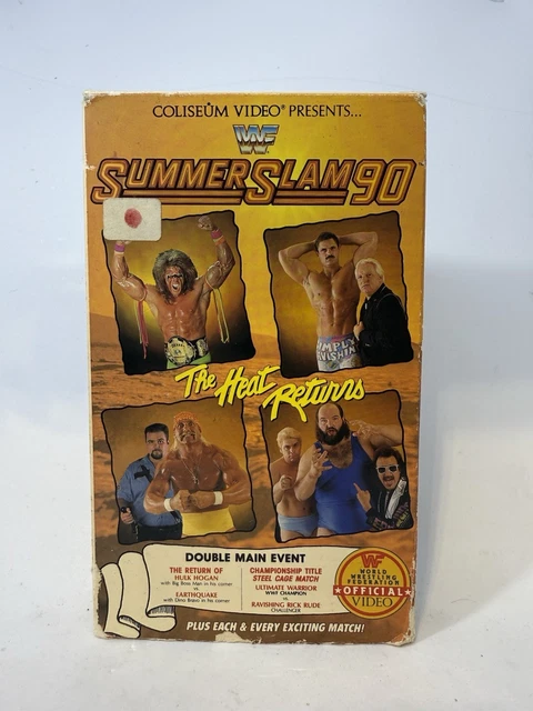 WWF SUMMERSLAM 90: The Heat Returns 1990 VHS Tape RARE £36.09 - PicClick UK