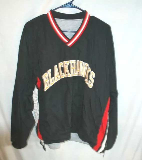 Chicago NHL Blackhawks Men's Reversible Pull Over Jacket size Medium.