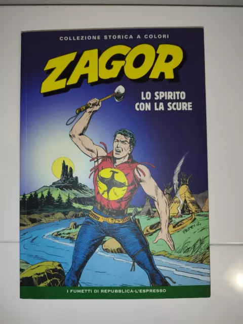 ZAGOR N.1 LO SPIRITO CON LA SCURE collezione storica colori pari Nuovo