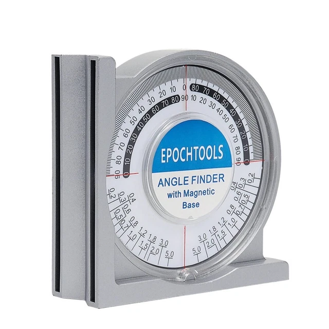 USEFUL TOOLS SLOPE Level Acrylic Protractor Level Slope 100g 95x95x30mm ...