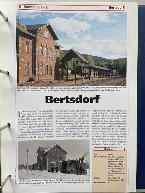 Bertsdorf aus Das große Archiv der Bahnhöfe