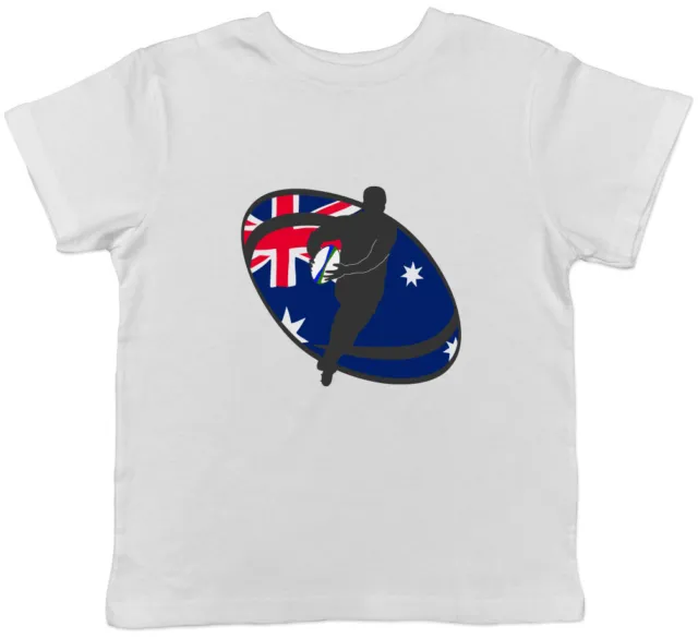 Australia Rugby Boys Girls Kids Childrens T-Shirt