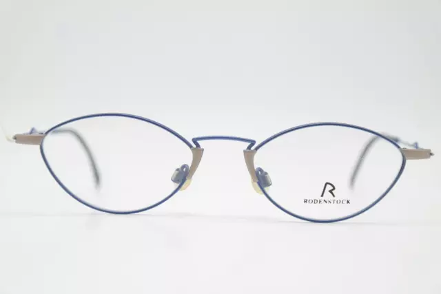 Occhiali Rodenstock R 2538 Blu Bronzo Oro Ovale Montatura Occhiali Nuovo