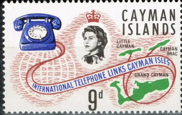 Cayman Colonial Islands Map 1958 stamp MNH