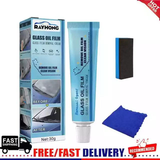 Rayhong Glass Oil Film Removal Paste Glass Cleaner Polish Agent for Windshield