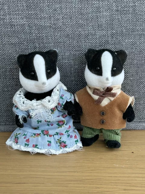 SYLVANIAN FAMILIES UNDERWOOD Badger Grandparents Calico Critter 10.50 PicClick UK