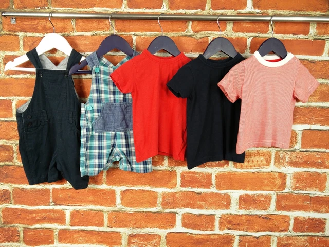 Baby Boy Bundle Age 3-6 Months Next Jo Jo Maman Etc Romper Dungaree T-Shirt 68Cm