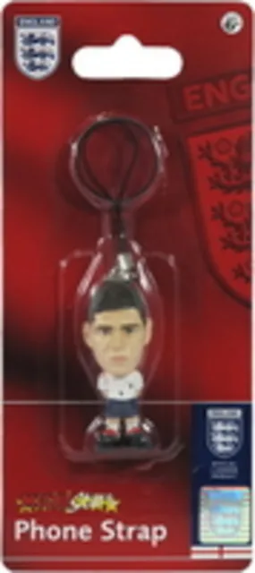 Steven Gerrard Official England Microstars Phone Strap / Zip Puller New/Carded
