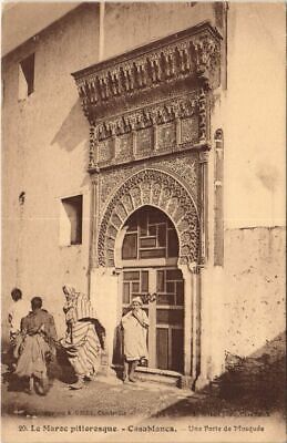 CPA AK CASABLANCA Une porte de Mosquée MAROC (24485)