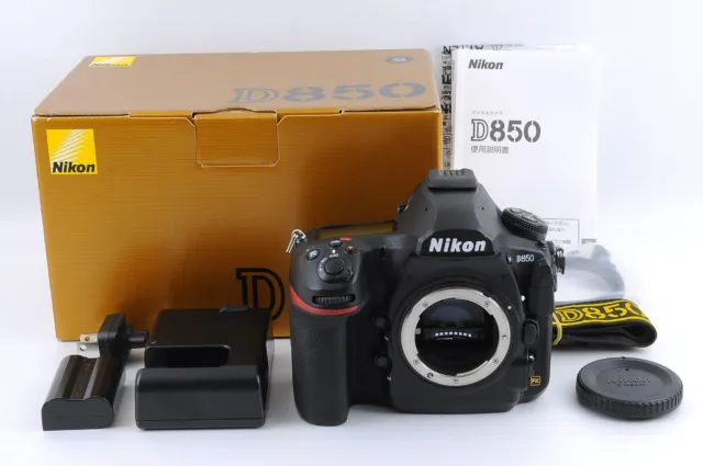 Nikon D850 Camera Body Shutter count 49461 [Near Mint] in Box from Japan #C0213