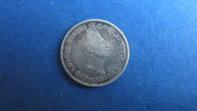 Norwegen Silber 12 Skilling 1846 Oskar I in s-ss