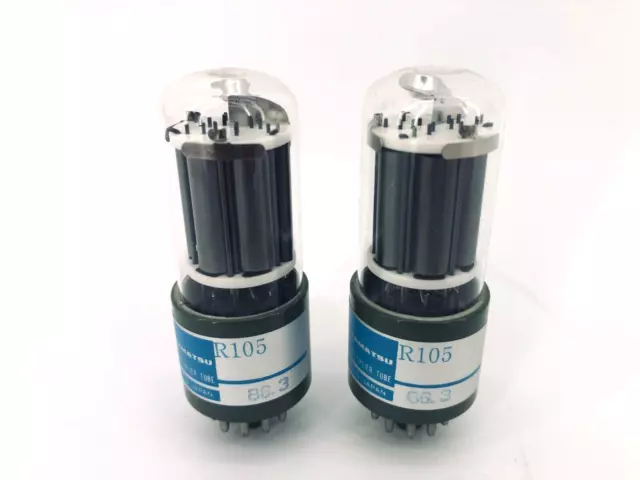 Lot of 2 New Hamamatsu R105 Photomultiplier Tube 11-Pin Socket 86.3