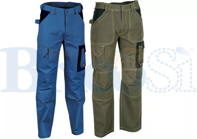 Pantalone Da Lavoro Calzoni Ergonomico 100% Cotone Cofra  Dublin