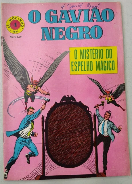 O Gaviao Negro #4 1968 National Periodical Brazil Comic HAWKMAN SUPER RARE