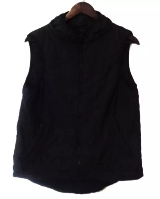 O'NEILL Puffer Vest Sz 10 Womens Quilted Polyester Black