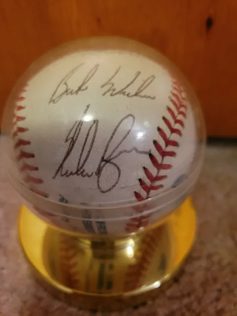 MLB Texas Rangers Hall Of Fame HoF Nolan Ryan Signed Autographed Baseball