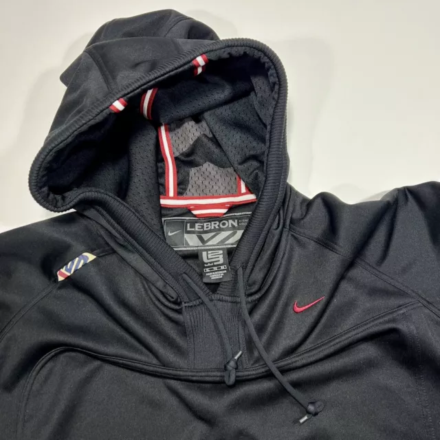 Nike Lebron James Signature Collection Pullover Hoodie Sweatshirt Men's XL Y2K 3