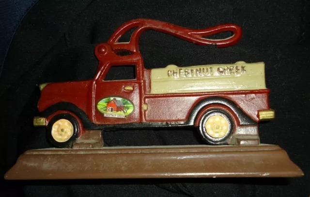 Chestnut Creek Mahogany Red Truck Nut Cracker