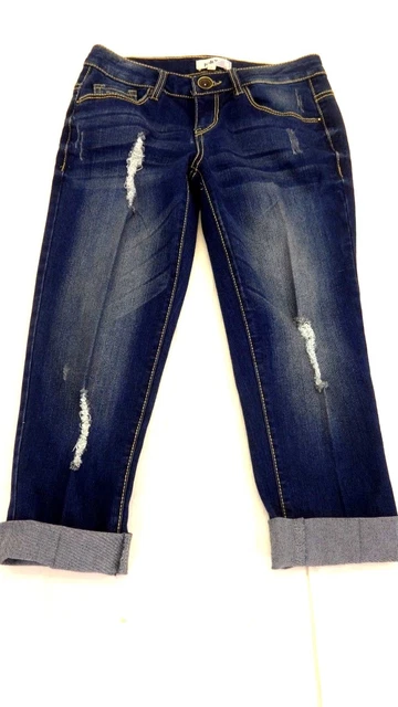 Jeans BKE Taille 31 Femme - Modèle Addison Capri Délavé Foncé - Excellent état