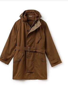 Lacoste Lacoste Twill Parka à capuche marron Veste Homme BH3946 JE8 