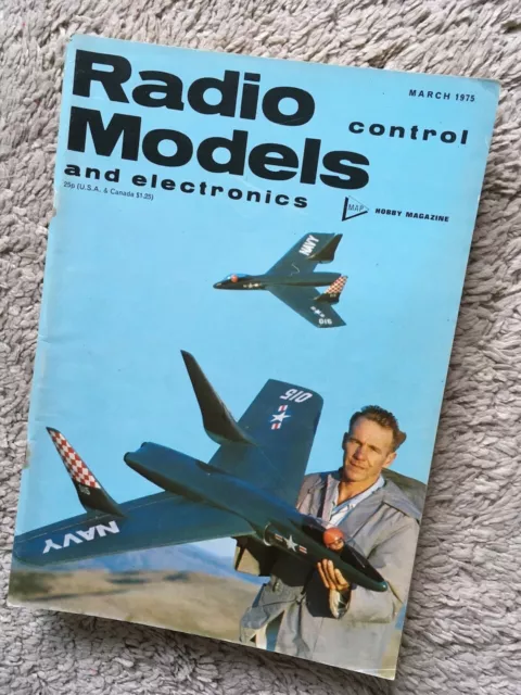 RCM&E magazine Radio Control  Models & Electronics March 1975