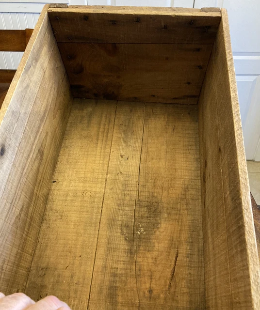 Hercules Powder Wood High Explosives 50lb Hercules Crate Box 18 1/2”X12”X9” 2