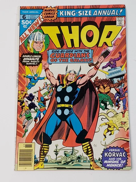 Thor Annual 6 1st Meeting of Thor and the Guardians of the Galaxy 2nd app Korvac