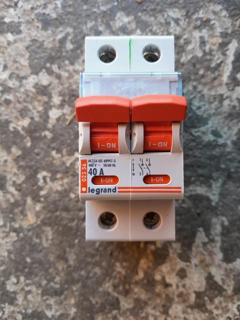 Inter sectionneur de tête mono 40A Legrand