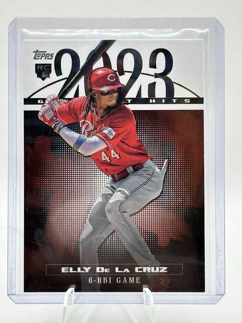 2024 Topps Elly De La Cruz Rookie Refractor SP Insert – Cincinnati Reds – Ungraded, Excellent Condition