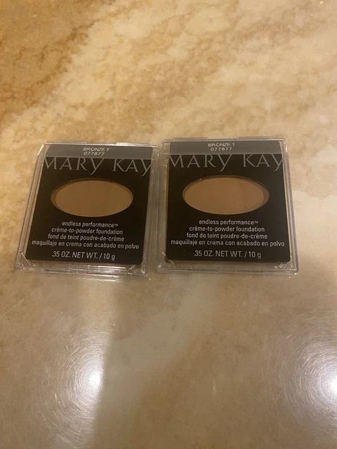 Base De Crema A Polvo De Rendimiento Infinito Mary Kay Bronce 1 Lote 2-- Nuevo