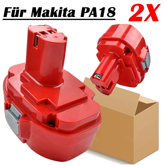2 pz 4 Ah per batteria originale Makita PA18 1822 1833 1834 1835F 6347D 4334D 5046DWB