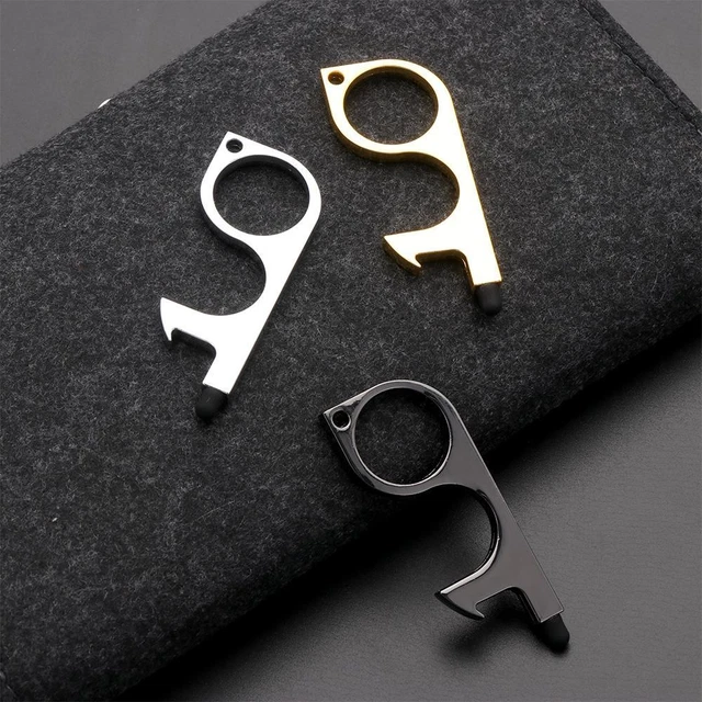 'ascenseur Chaîne de clés Stylo tactile Ouvreur à courant continu Sans contact