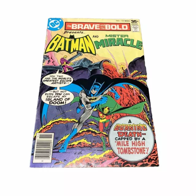 THE BRAVE AND THE BOLD #138 STARRING BATMAN (Nov 1977, DC) JIM APARO COVER