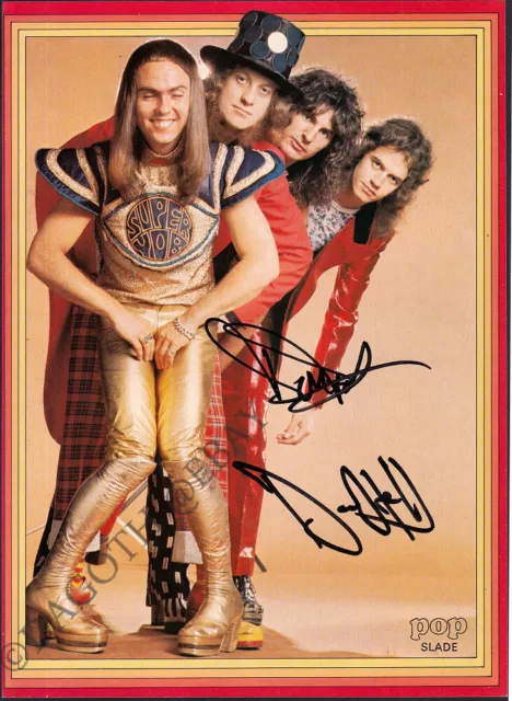 SLADE Slayed, DAVE HILL DON POWELL Feel the Noize All Crazy Now Autograph SIGNED