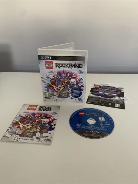 Lego Rock Band PS3 Playstation 3 Very Good Condition Complete With Manual