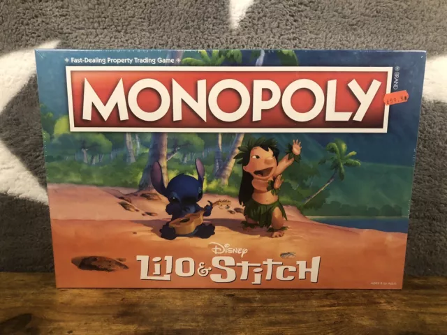 MONOPOLY: Disney Lilo & Stitch Board Game SEALED UNOPENED FREE SHIPPING