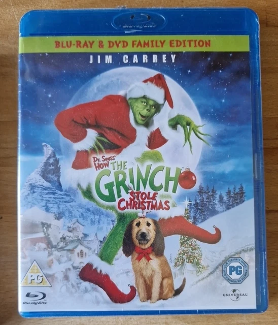 DR. SEUSS' HOW the Grinch Stole Christmas (Bluray & DVD) Brand New