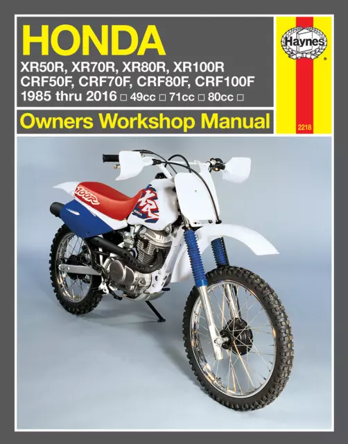 Haynes 2218 Manuale Di Riparazione Moto Honda Crf 50 F 2008