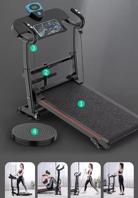Treadmill Electric Motorized Folding Running Jogging Machine Gym Home  Fitness UK