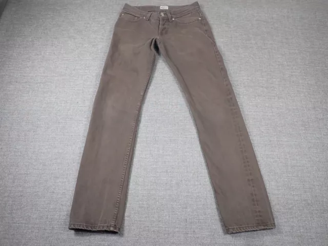 Naked & Famous Weird Guy Selvedge Chino Denim Jeans Men's 28x31 Brown