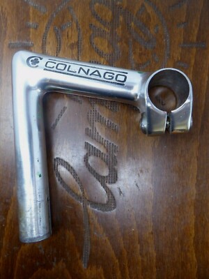 VINTAGE 3TTT Ernesto Colnago Tricolour Panto Nero Quill Stem 110mm RARA D 