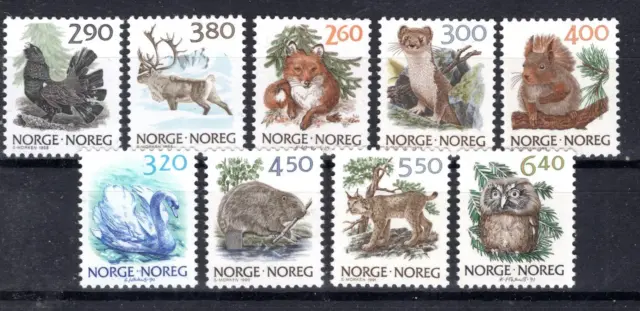 (348) Norwegen Tiere Lot postfrisch