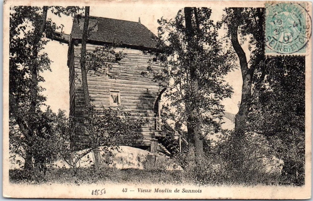 95 SANNOIS - vue sur le vieux moulin.