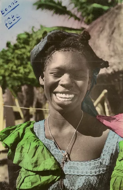 Carte Postale Senegal Afrique Jeune Femme Senegalaise