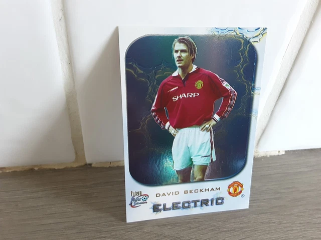 Futera 2001 David Beckham DEALER CARD Jersey VERY RARE! ベッカム