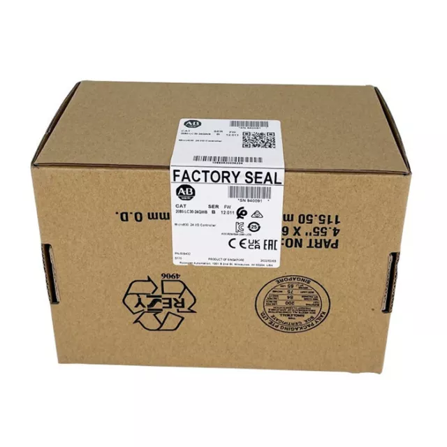 Nuevo controlador de E/S 24 Allen-Bradley 2080-LC30-24QWB Micro830 sellado en caja