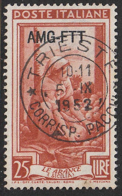 Stamp Italy Trieste SC 099 Allied Military Government Free Territory AMGFTT Used